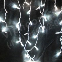 Фото: Гирлянда-бахрома светодиодная (LED Айсикл Плей Лайт), 4,8*0.6м, белые диоды
