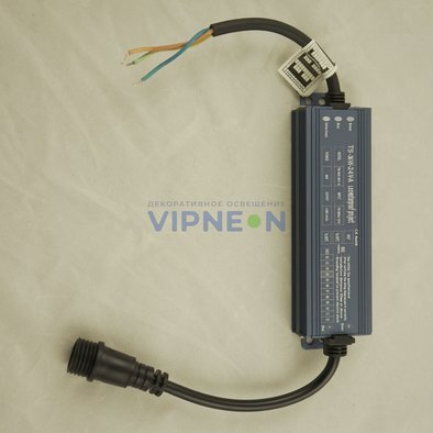 Трансформатора понижающий для гирлянд-нитей влагозащищенный IP67 24-220В, 36Вт