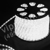 Фото: Дюралайт светодиодный двухжильный (фиксинг), цвет белый холодный, 13мм