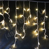 Фото: Гирлянда-бахрома светодиодная (LED Айсикл Плей Лайт), 4,8*0.6м, теплый белый