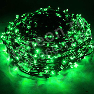 LED Клип Лайт, шаг 150мм, зеленый, с трансф.