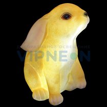 Фото: Объемная фигура из стекловолокна "Кролик", 39*37*26 см, с трансформатором
