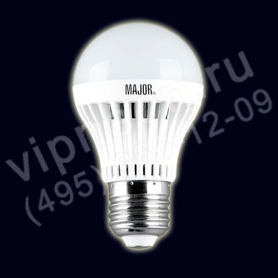 LED Лампа 5W, Е27, теплое свечение, Major