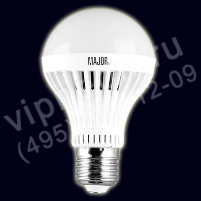 LED Лампа, 7Вт, холодное свечение, Major