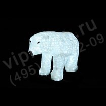 Фото: Световая фигура акриловая "Белый медведь", 60*110см,