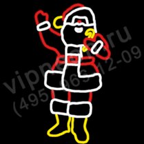 Фото: Светодиодная фигура "Дед Мороз", 139*65см