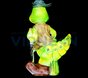 Объемная фигура из стекловолокна "Гусеница с ножницами", 80*48*35 см, с трансформатором