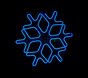 Светодиодная "Снежинка LED" с динамикой, 60*60см, синяя