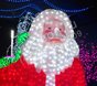 Световая фигура 3D Дед Мороз с посохом, 2 м
