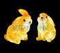 Объемная фигура из стекловолокна "Кролик", 39*37*26 см, с трансформатором