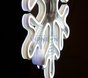 Светодиодная "Снежинка LED"  с динамикой, 60*60см, белая