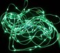 Светодиодная гирлянда нить, прозрачный провод, 20 м, зеленая