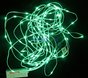 Светодиодная гирлянда нить, прозрачный провод, 10 м, зеленая