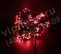 Светодиодный дождь (LED Плей Лайт), 2*3м,красные диоды