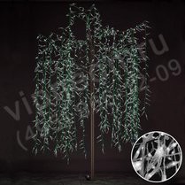 Фото: Световое дерево "Ива плакучая", 2.5*1.5м,, белое