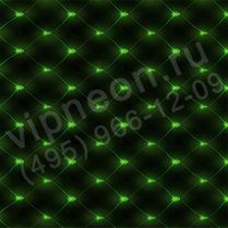 Фото: Световая сеть (LED Нет Лайт), 2*1м, зеленая