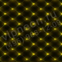 Фото: Световая сеть (LED Hет Лайт), 2*2м, желтая