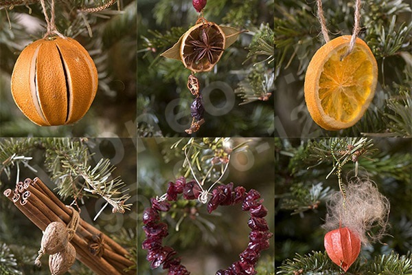 Вкусные украшения новогодней елки