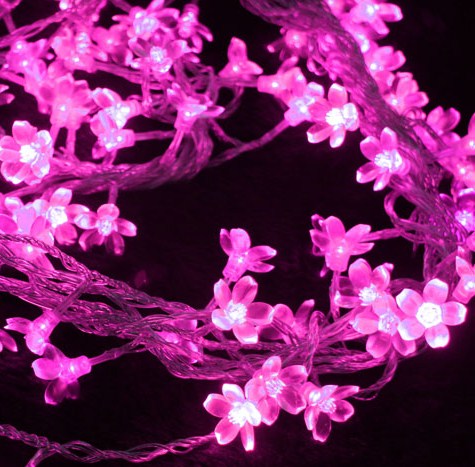 Светодиодная гирлянда цветки САКУРЫ